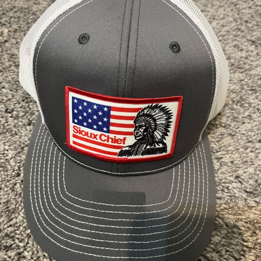 Trucker Cap with American Flag Patch